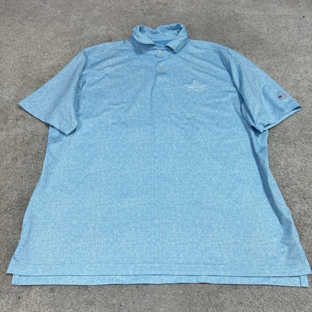 Fairway & Greene Polo Blue Short Sleeve Men’s Size XL